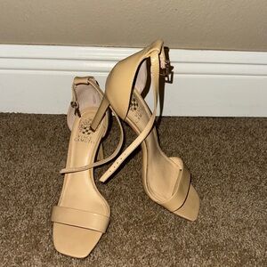 Vince Camuto Women's Beige Heeled Sandals